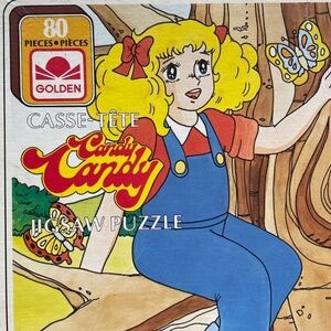 Vintage Jigsaw puzzle 1983 CANDY CANDY 80 pc Toei, Golden, Igarashi